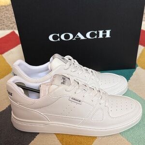 NWT Coach Clip Court Low-Top Sneakers - White - Size 7.5